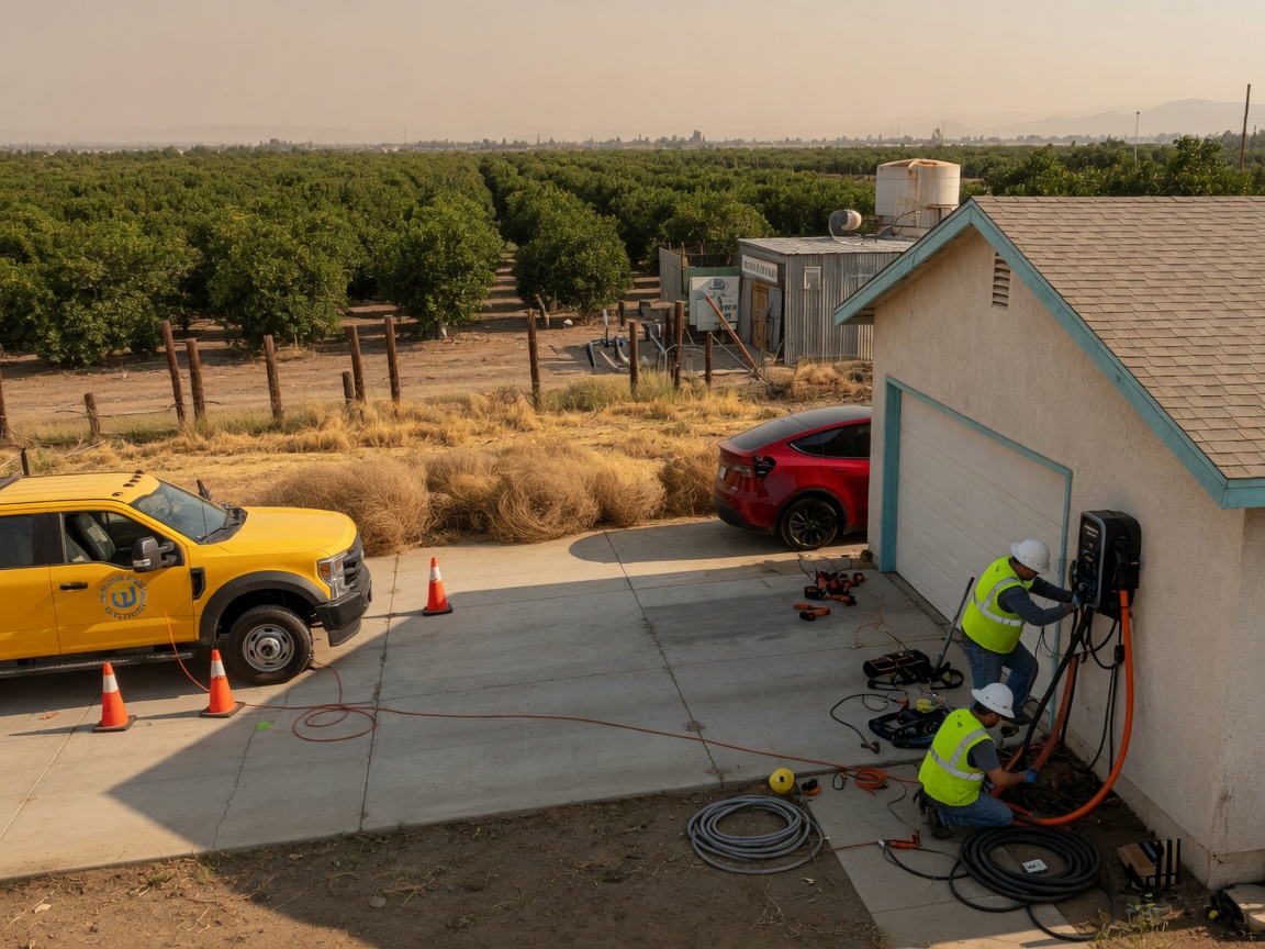 Installing Residential EV Chargers Near Hemet Agricultural Zones