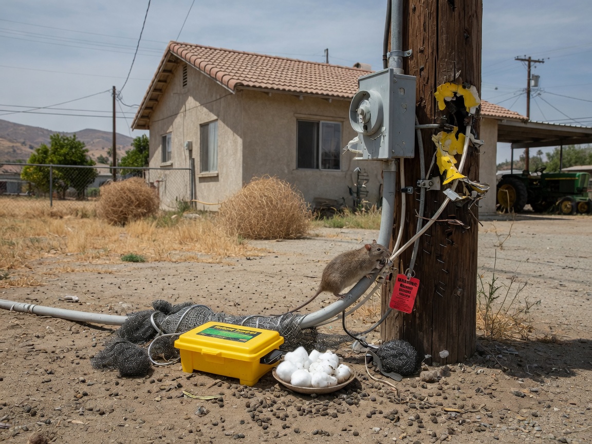 Preventing Rodent Damage to Wiring in Rural Hemet Properties