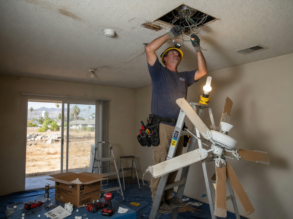 Ceiling Fan Installation in Hemet, CA