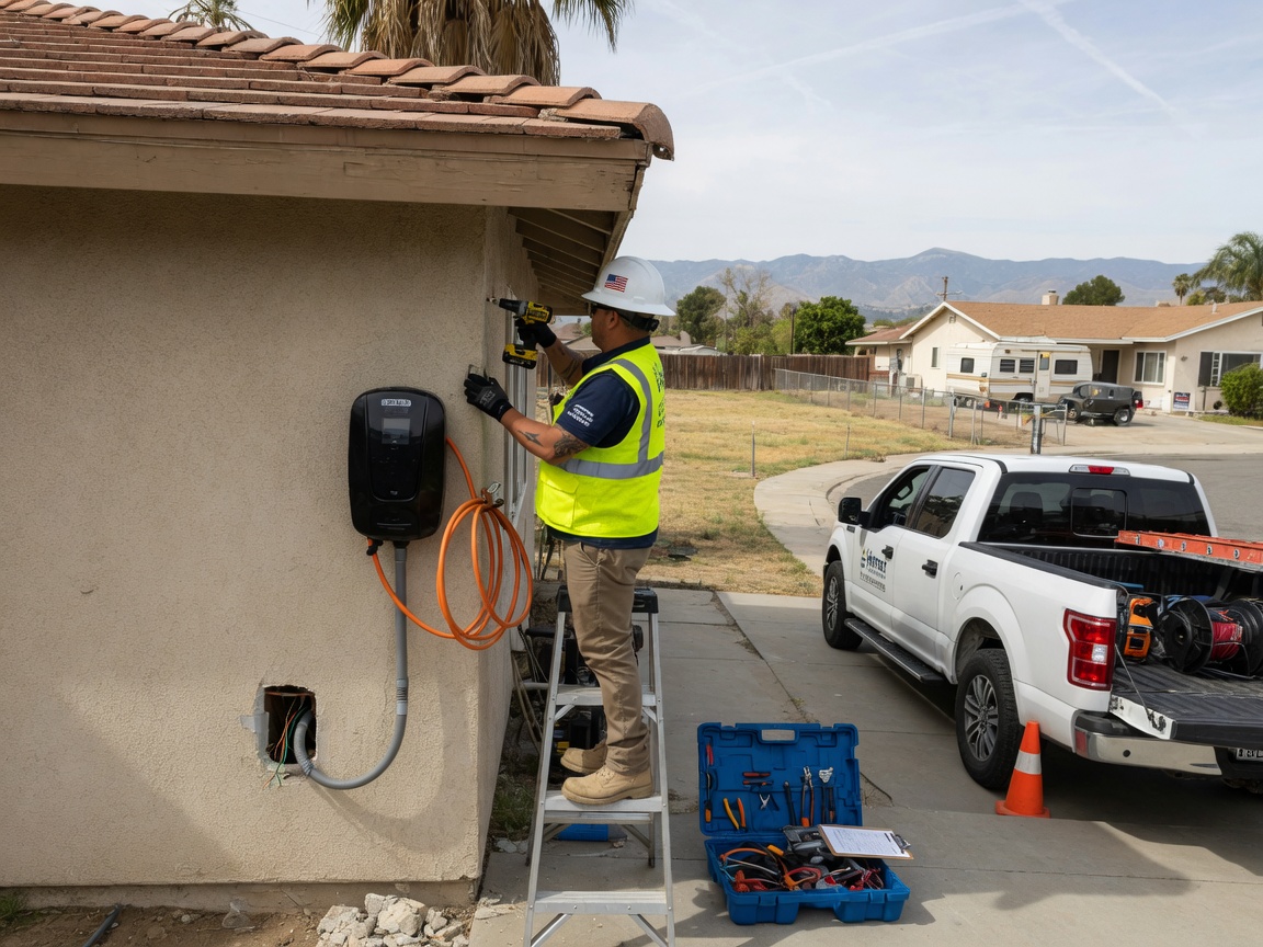 EV Charger Installation in Hemet, CA